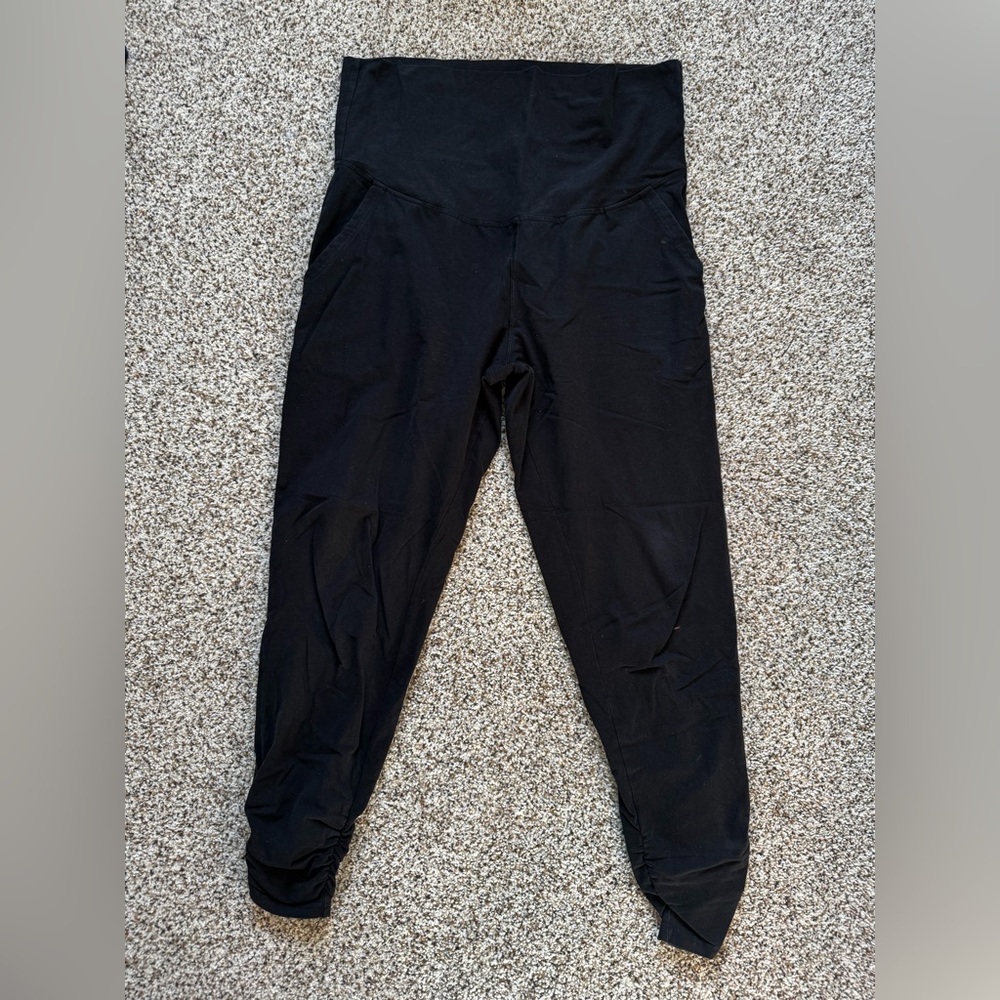 Pact Organic Cotton Brown Maternity Pants
